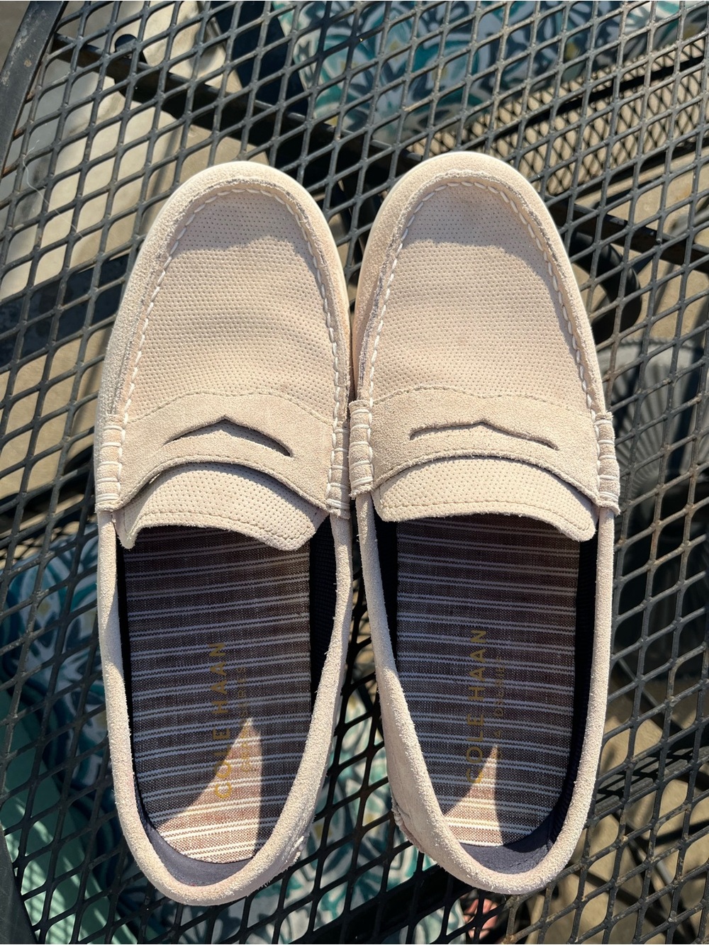 Cole Haan Canvas/Leather Loafers